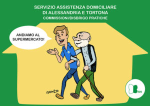 illustrazione OSS Domiciliari Coop Bios - Andrea Franzosi, franZroom.net