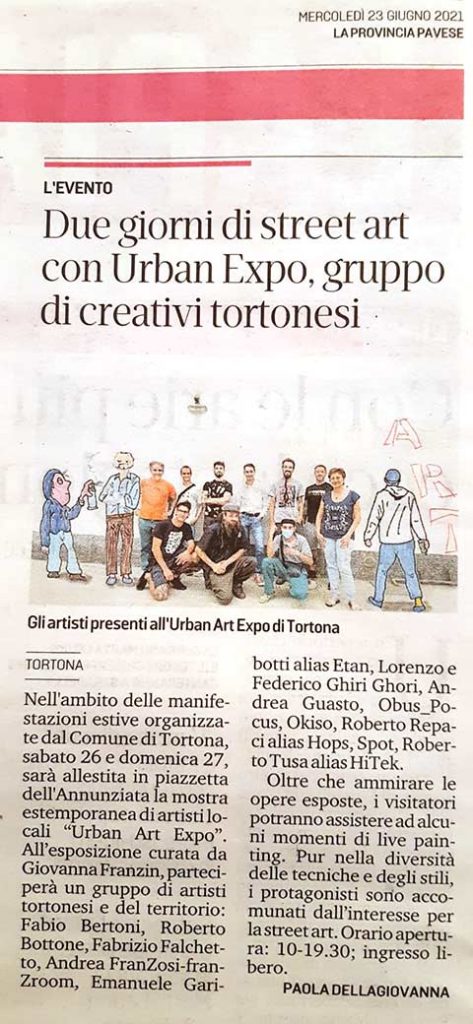 Urban Art Expo - La Provincia Pavese